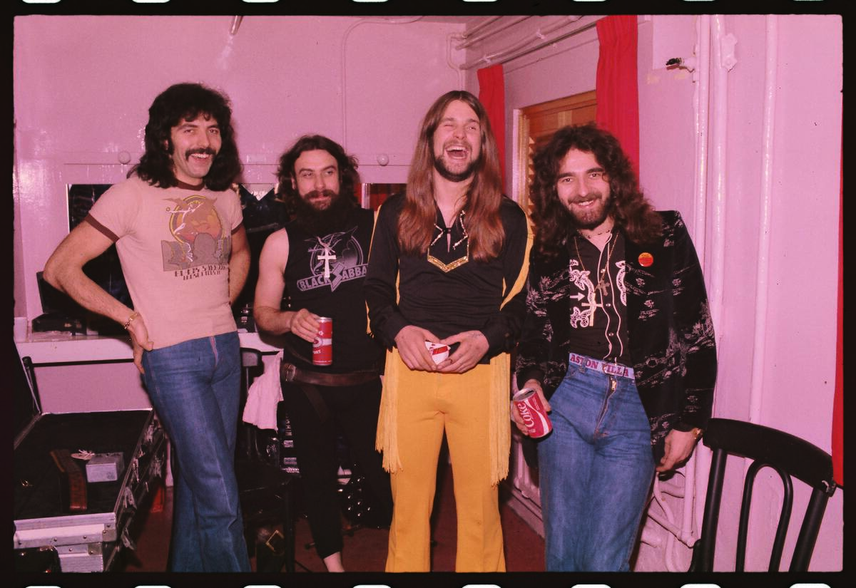 Black Sabbath Pre-Show Photo In 1973