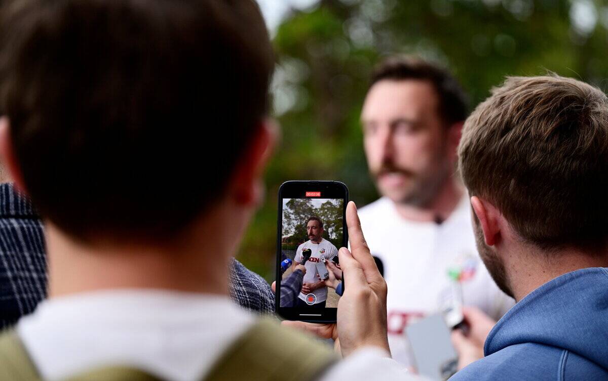 British & Irish Lions Squad Training and Media Conference