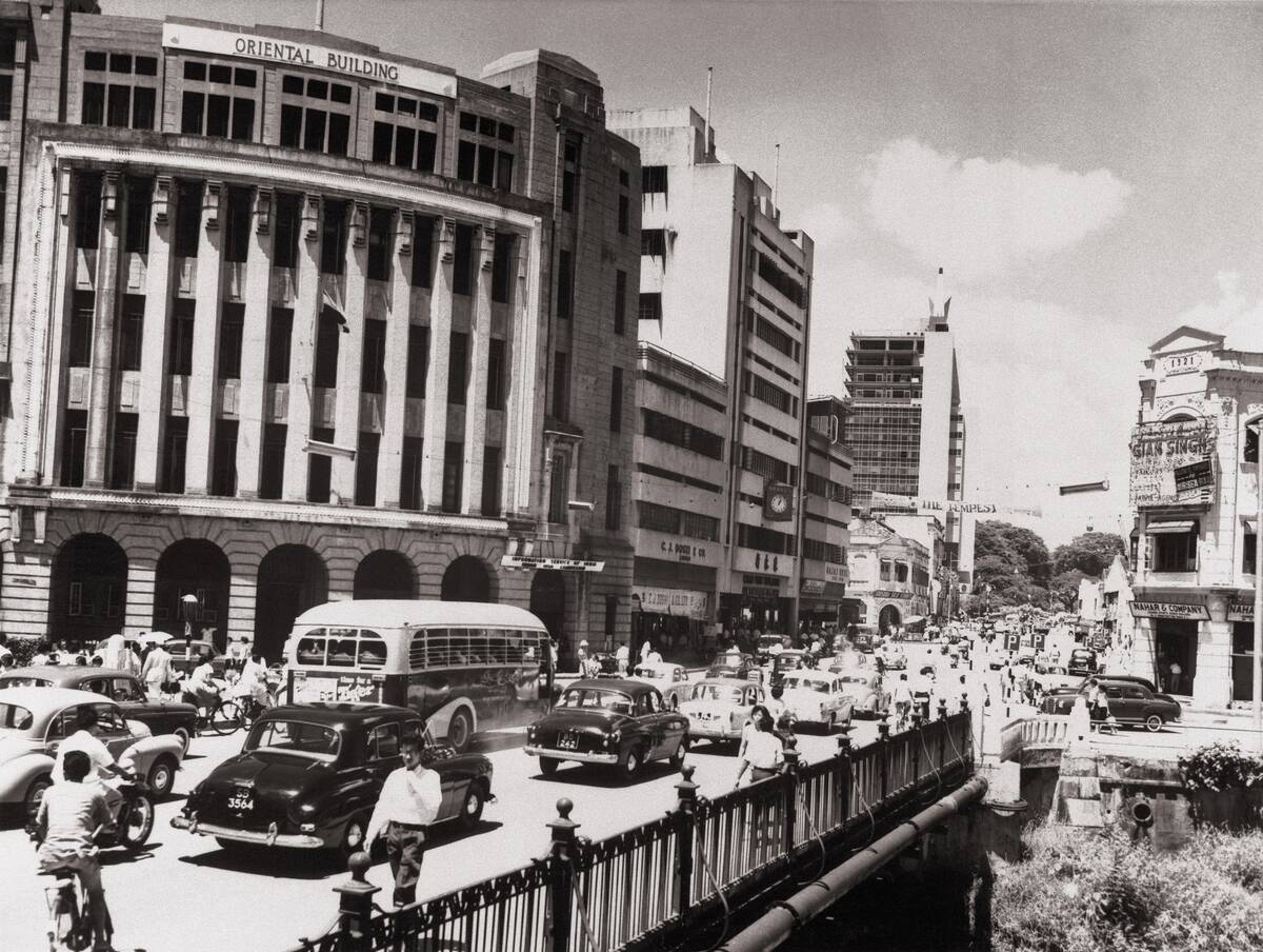 Bustling City Street