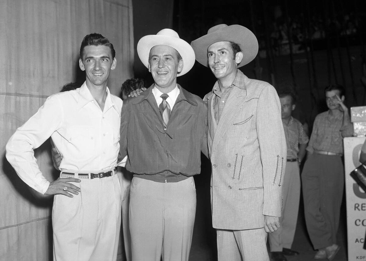 Carl Smith, Red Foley And Hank Williams At The Grand Ole Opry