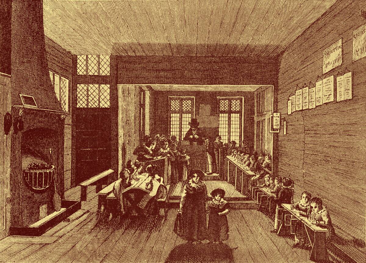 Charity school under John Bunyan's Meeting-House