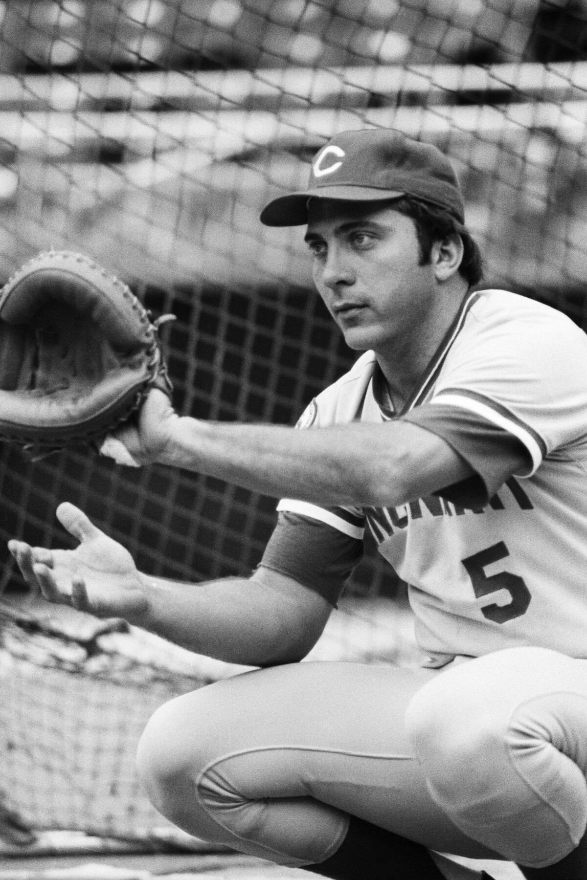 Cincinnati Reds Catcher Johnny Bench