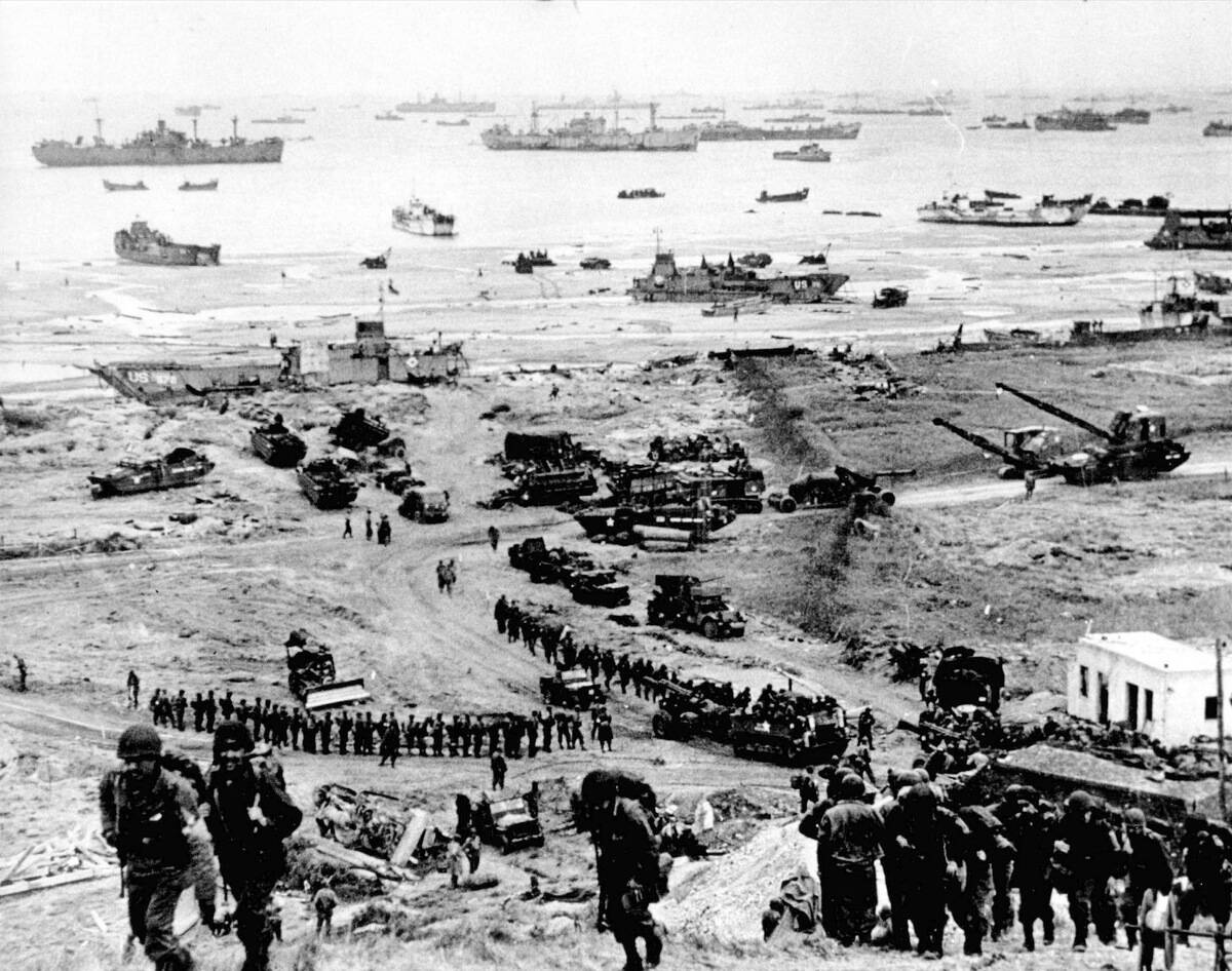 D-Day landings.