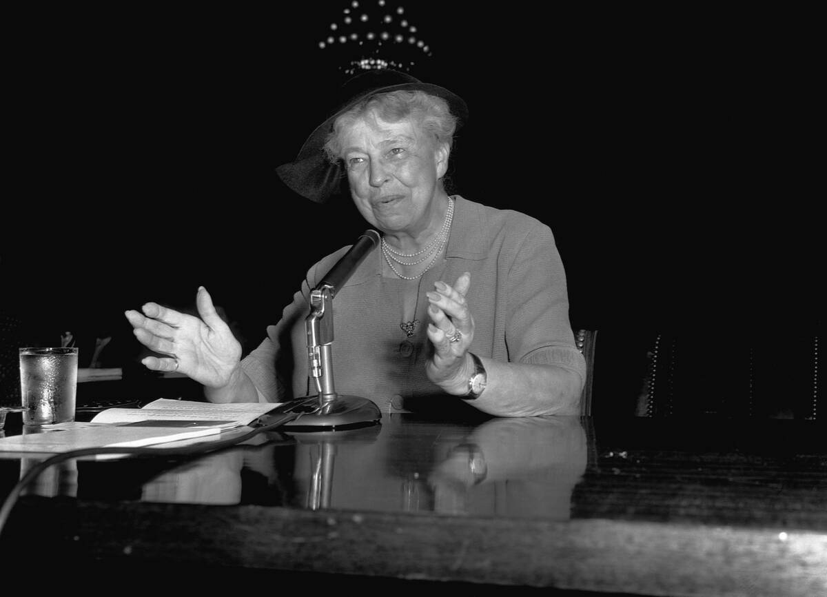 Eleanor Roosevelt Speaking