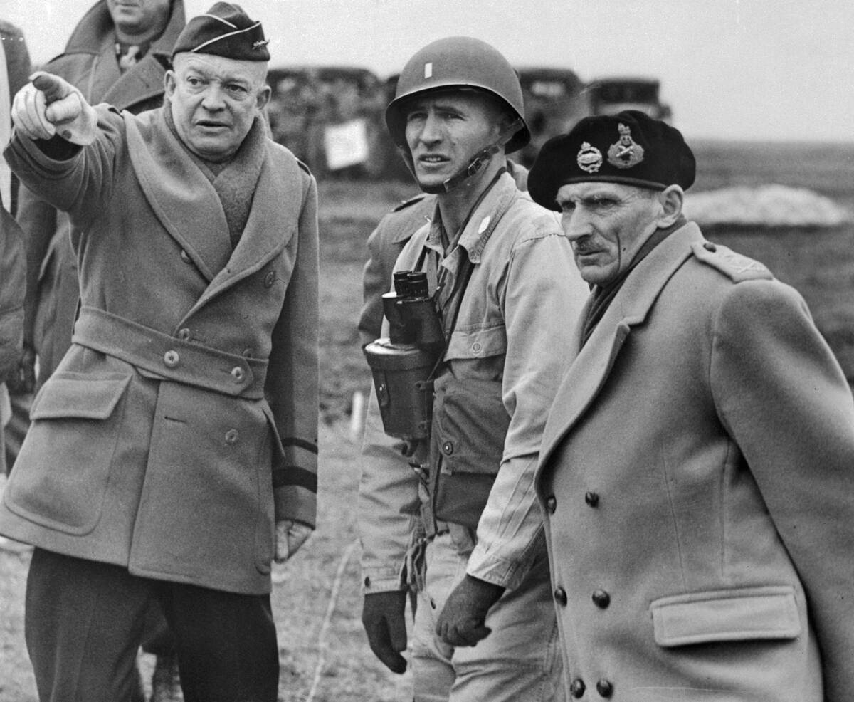 General Eisenhower Conferring with Bernard Montgomery