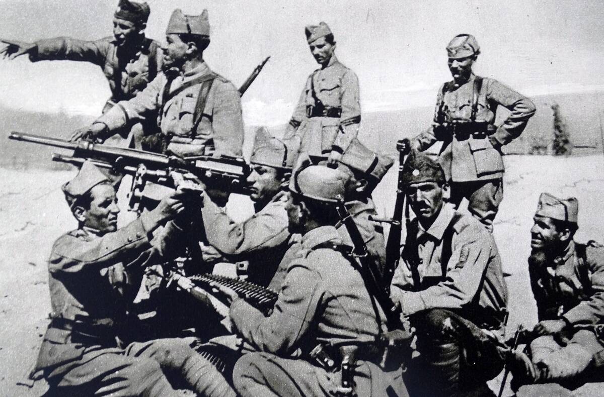 Greek soldiers in Sakaria, 1921