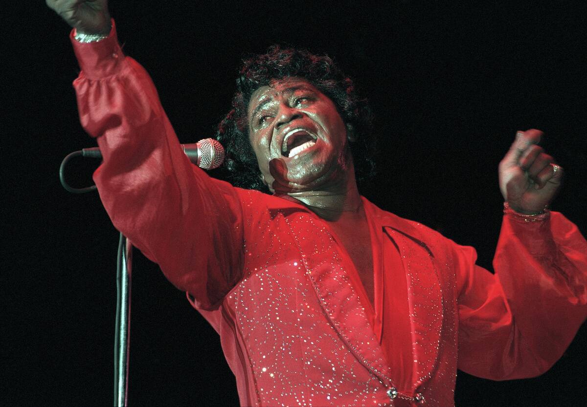 James Brown Performs At Lakewood Amphitheater