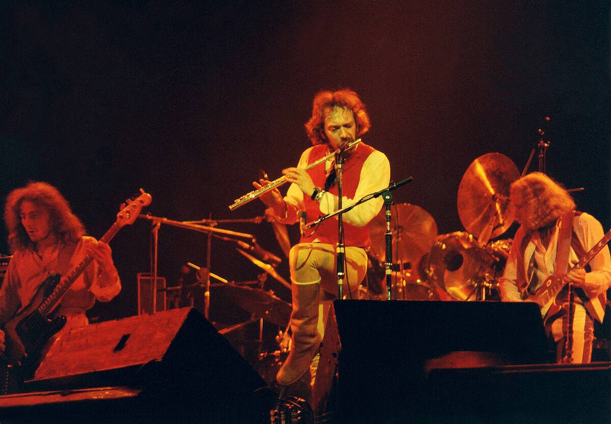 Jethro Tull Perform At The Glasgow Apollo Theatre in 1977
