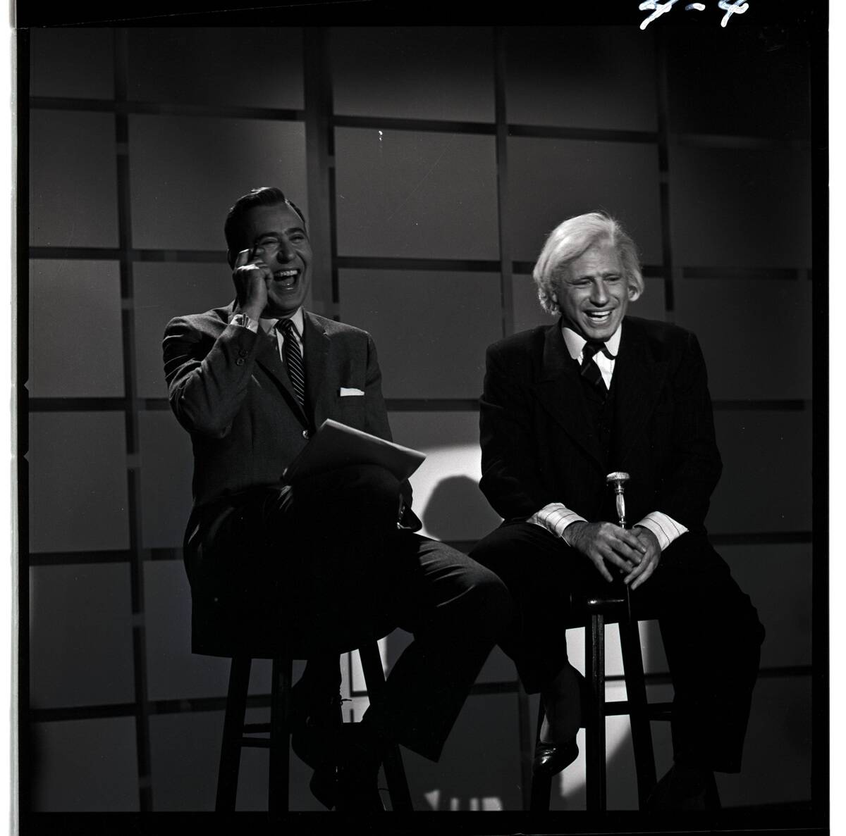 L-R: CARL REINER;MEL BROOKS
