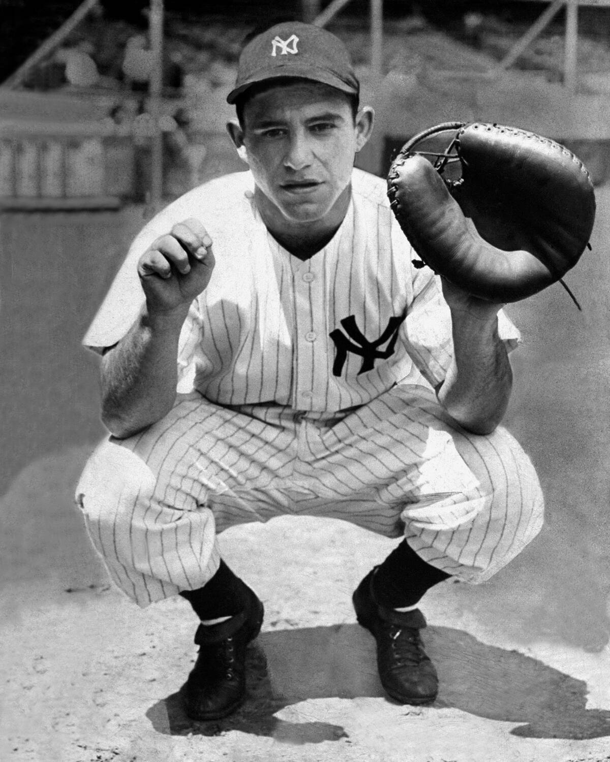 Lawrence Peter Yogi Berra caught on with the Yankees in the