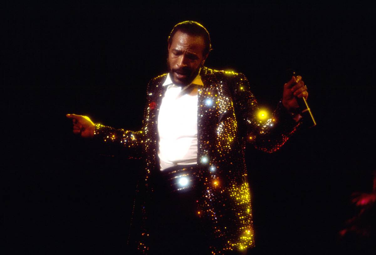 Marvin Gaye Performs At Radio City