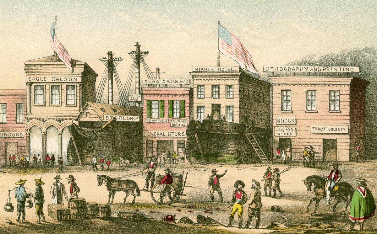 Miners Of The 1849 Gold Rush