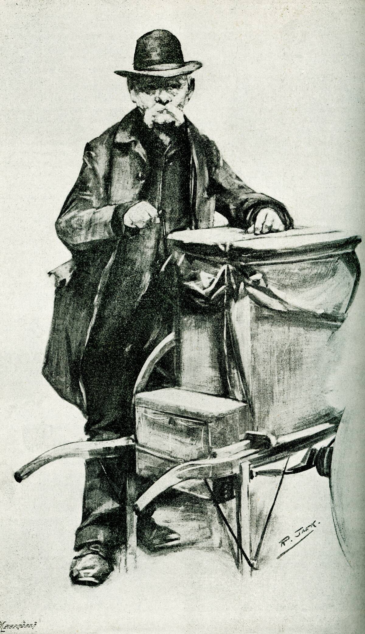 Old Barrel-Organ Grinder