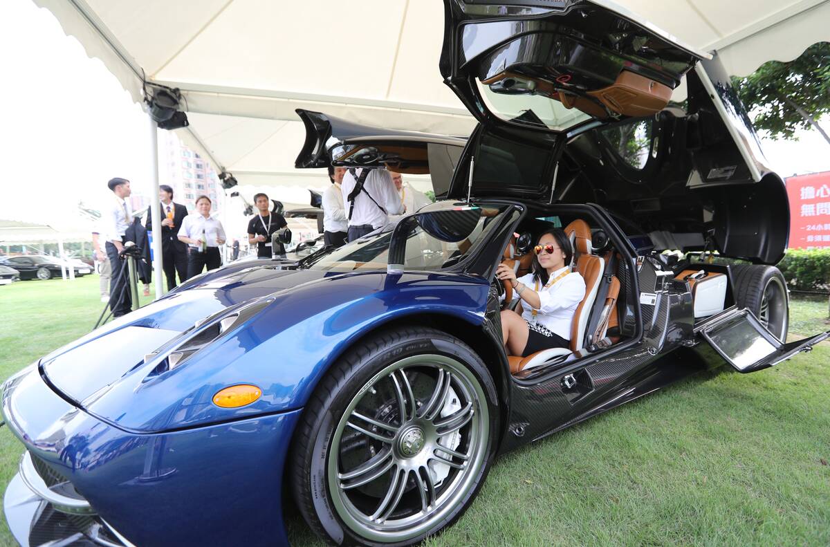 Pagani Huayra waws displayed at the opening Ceremony of Hong Kong's Premier Motor Celebration at Golden Coast Yacht and Country Club in Tuen Mun. 29SEP16 SCMP / Edward Wong