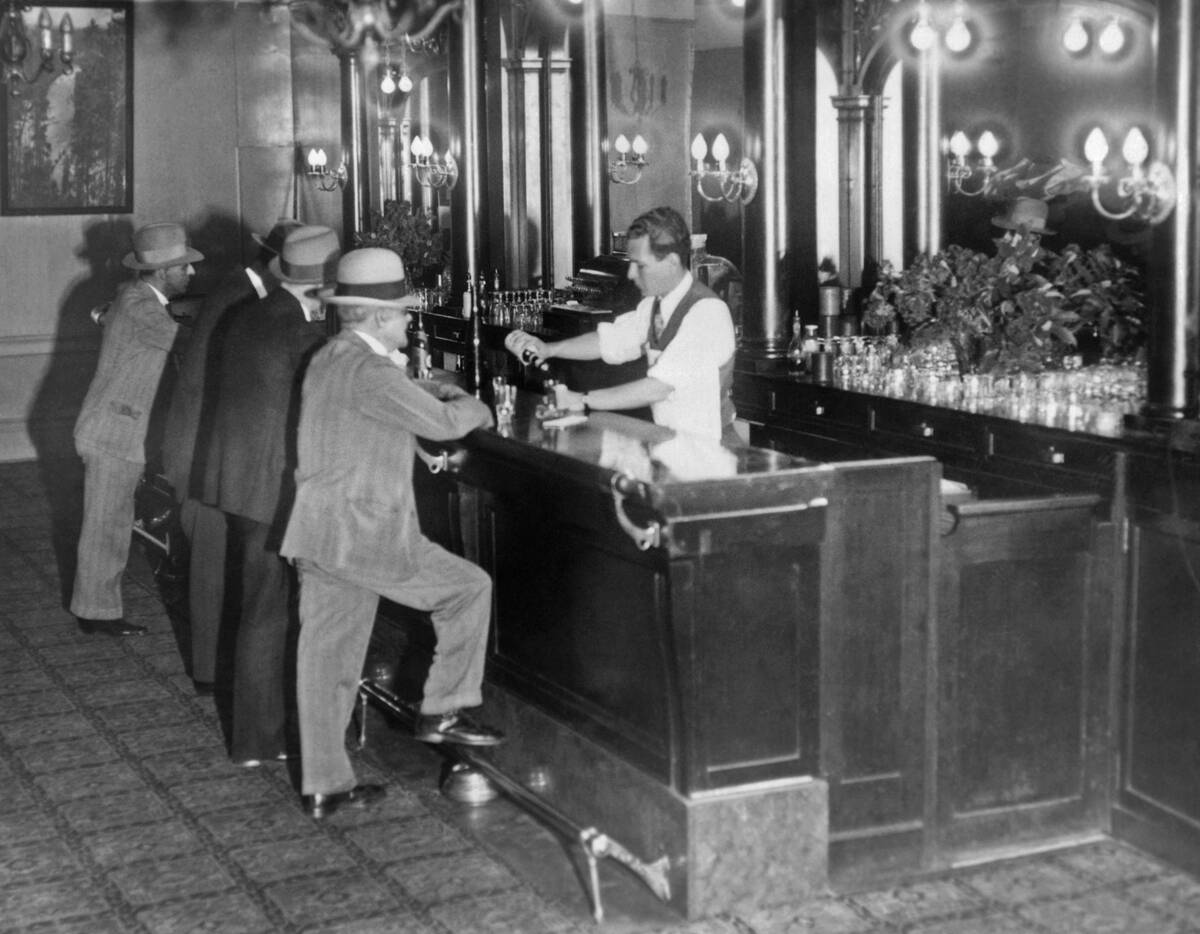 Patrons At A Speakeasy
