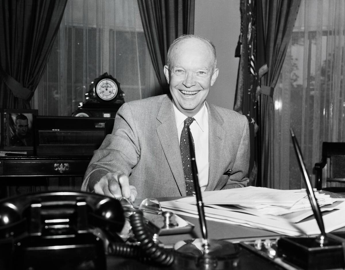 President Dwight Eisenhower at His Desk