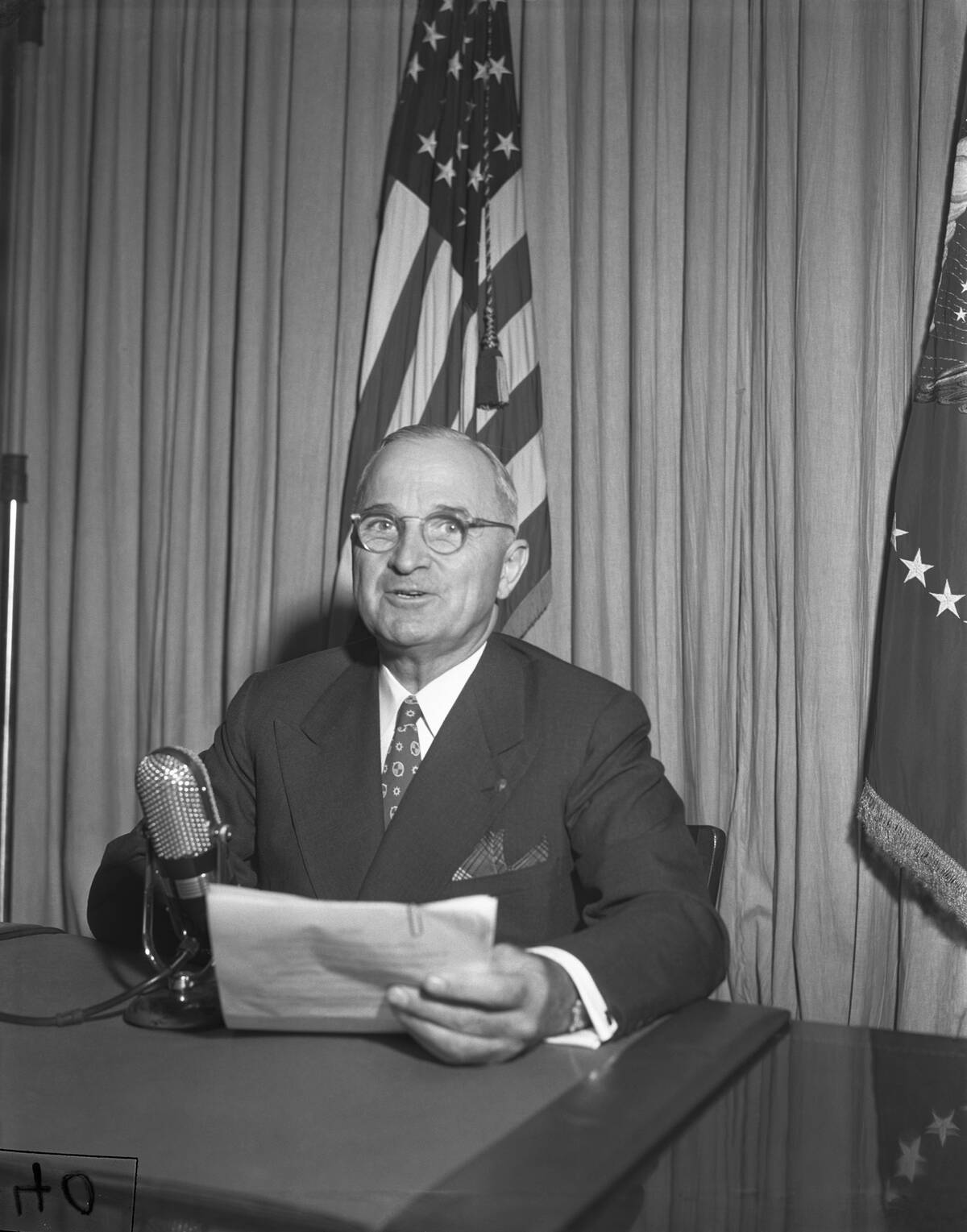 President Truman makes annual appeal in Community Chest Drive