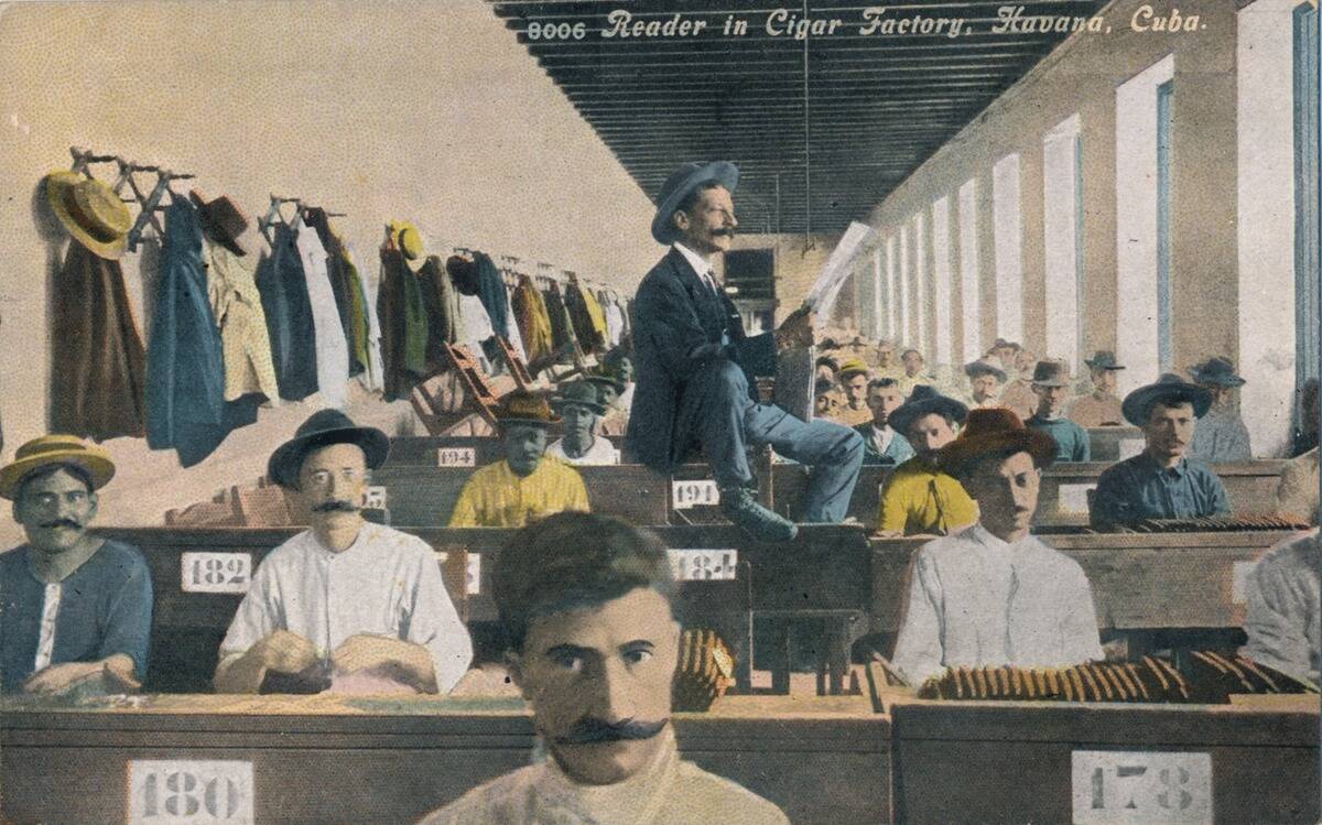 Reader In Cigar Factory, Havana, Cuba, C1910S.