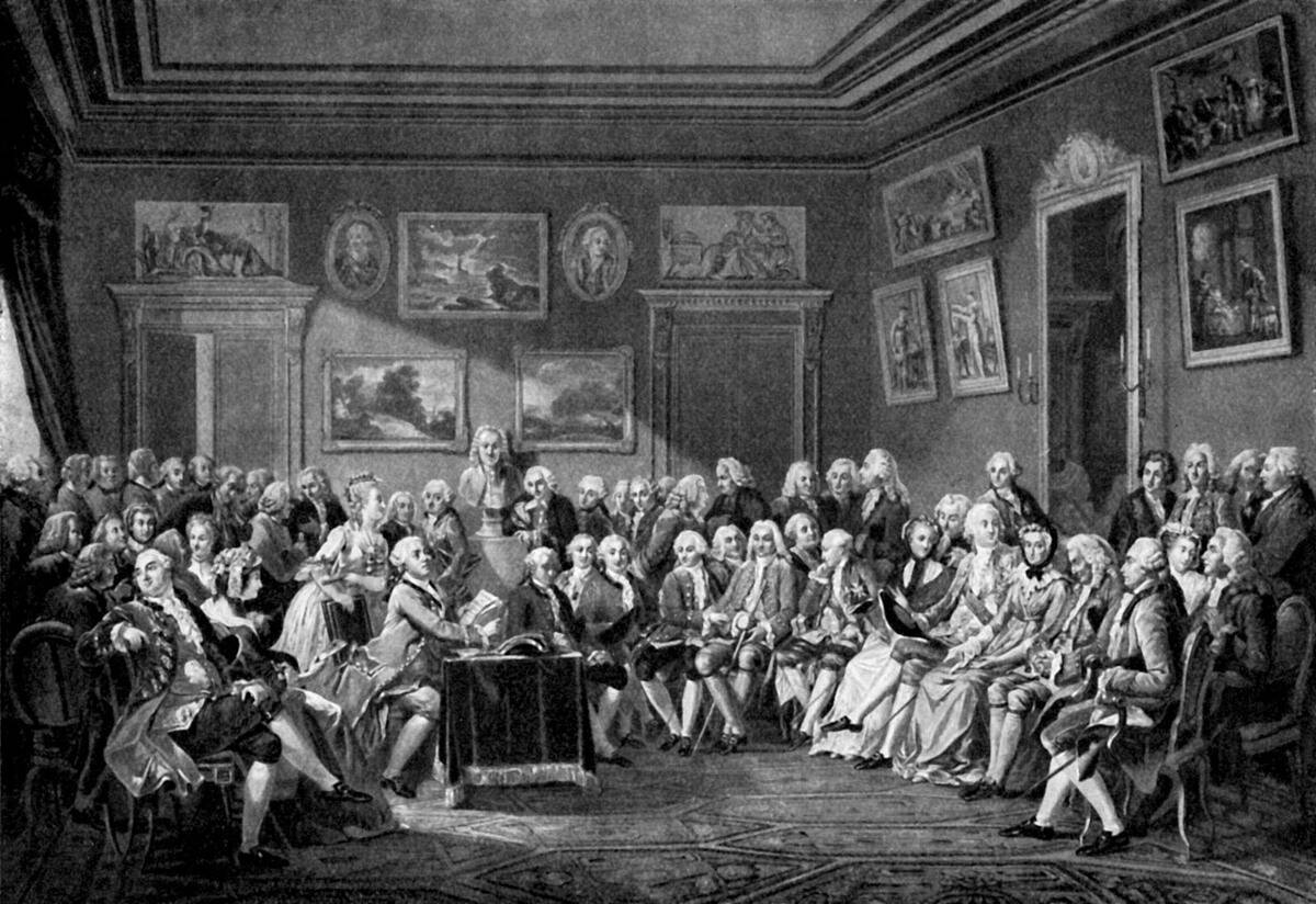 Reading of Voltaire's play 'Orphelin de la Chine'