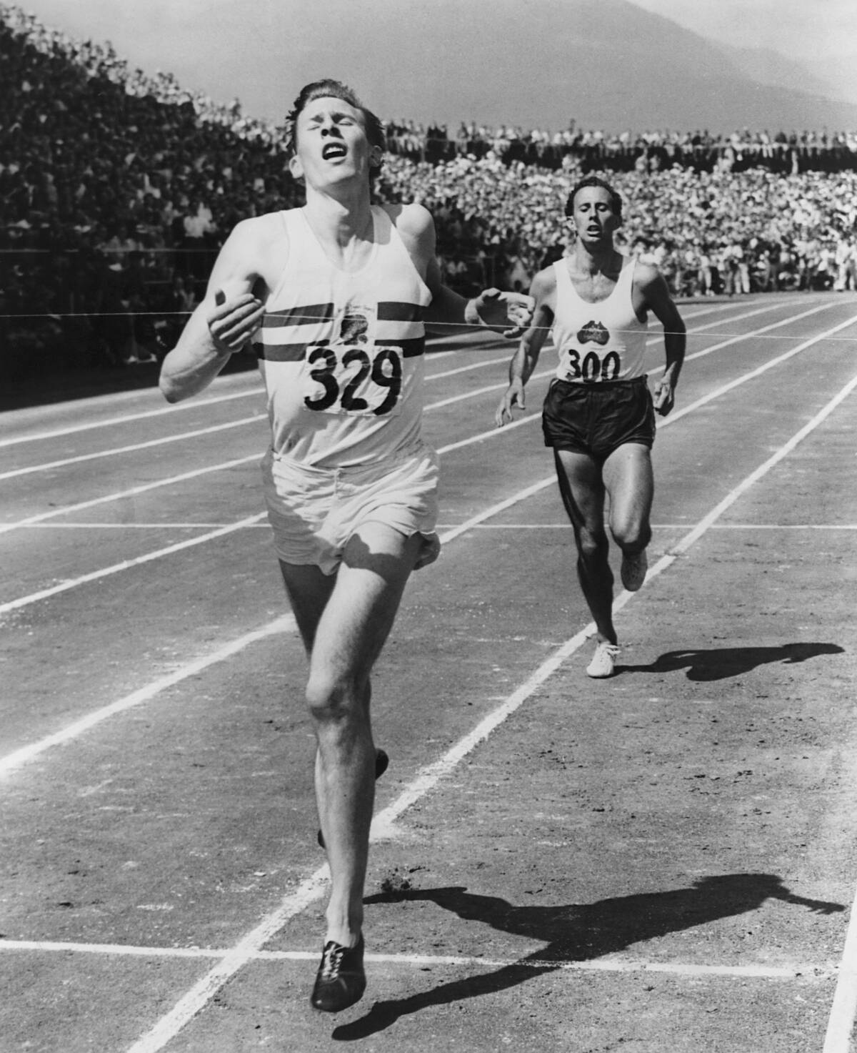 Roger Bannister in a Race
