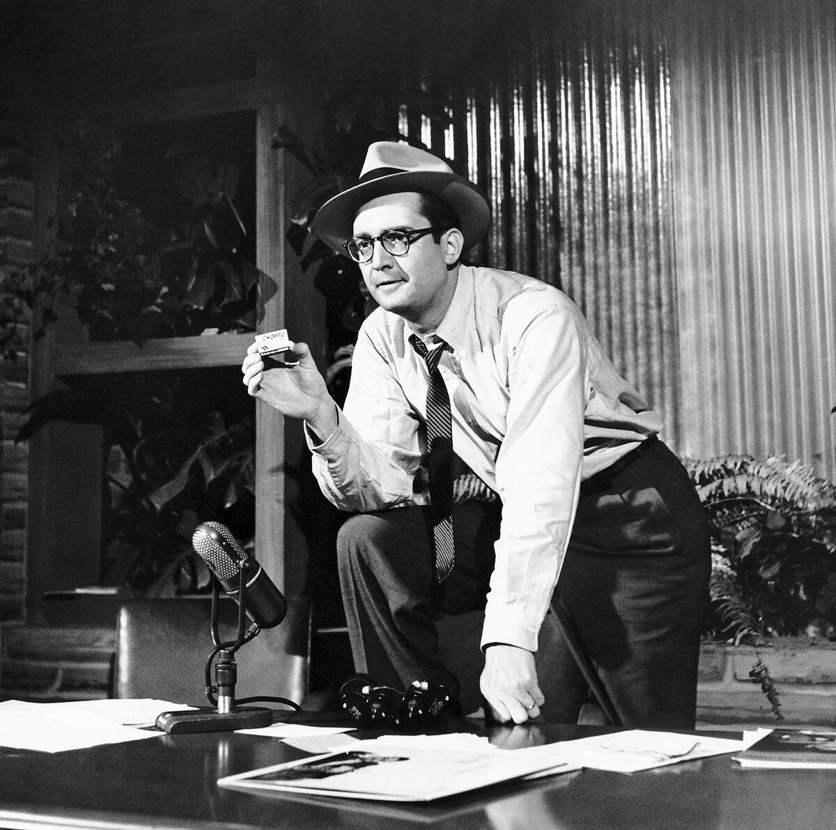 Steve Allen on Set of The Tonight Show