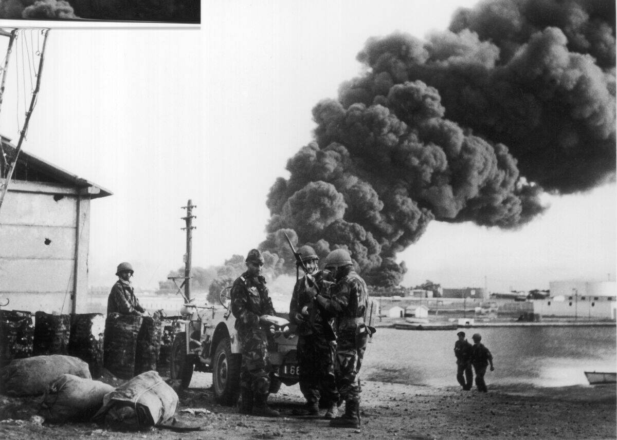 Suez Crisis 1956 : French Parachutists
