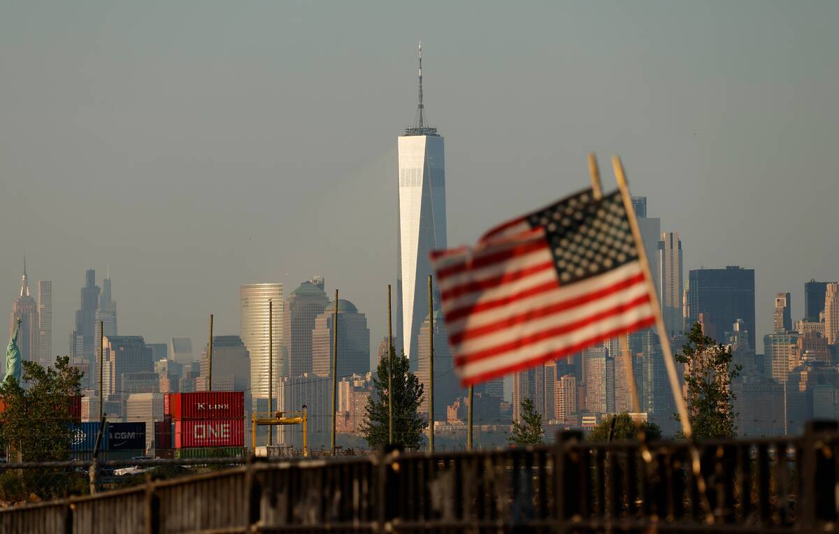 Sunset in New York City