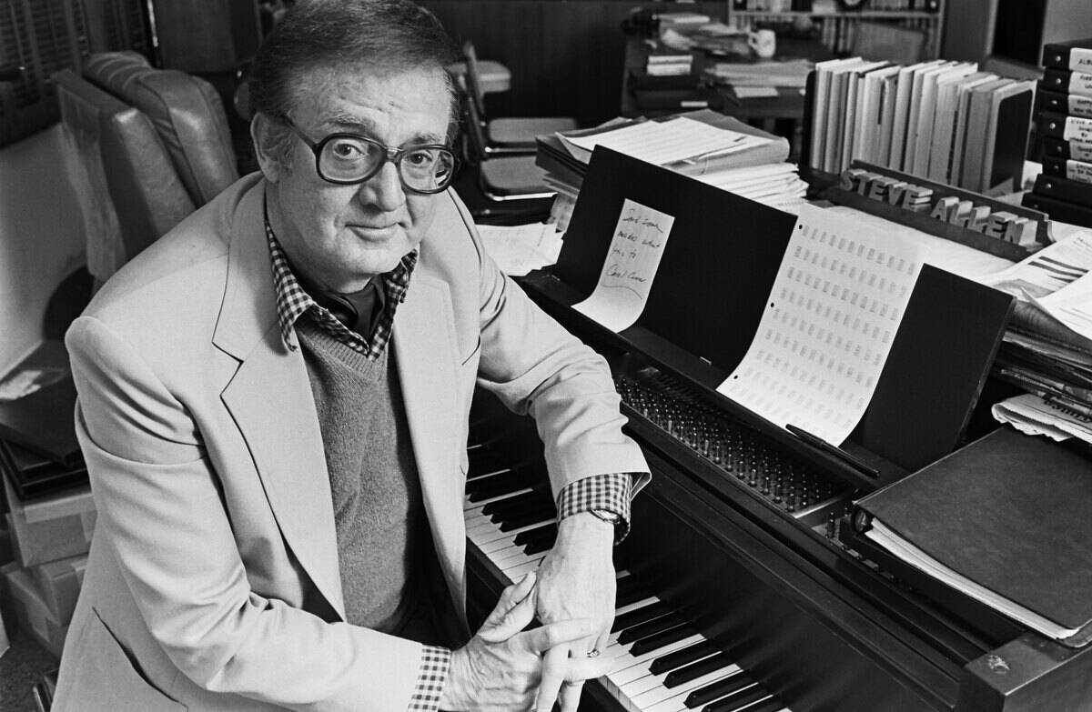 Talk Show Host Steve Allen Portrait Session