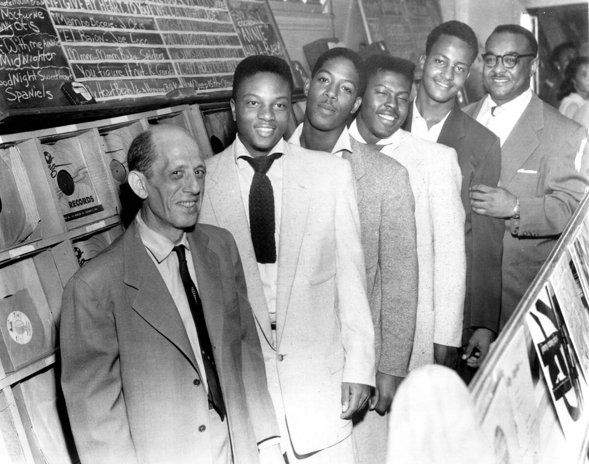 The Penguins At Dolphin's Of Hollywood Record Store