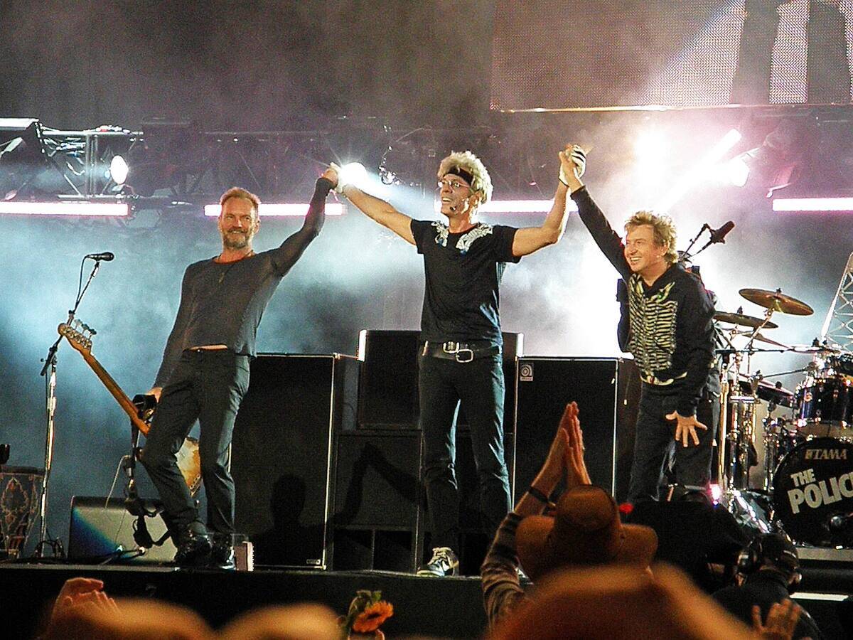 The Police Perform In Hyde Park In London