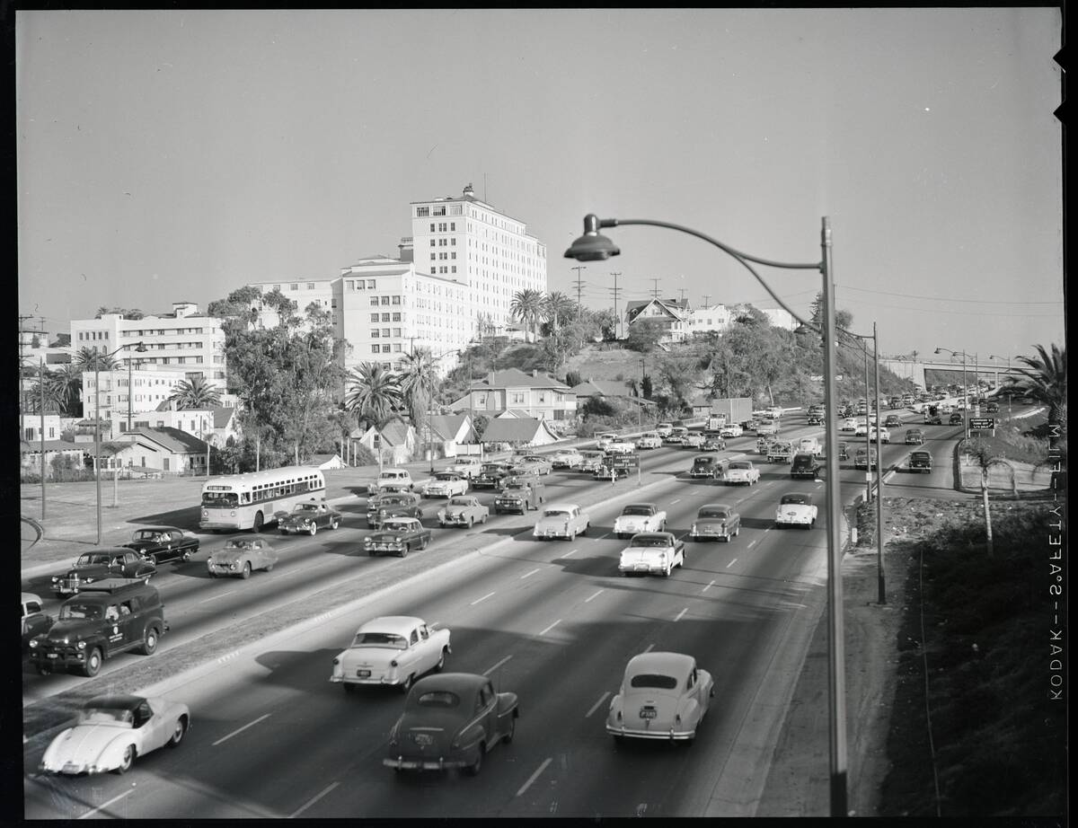 Traffic On The Hollywood Freeway
