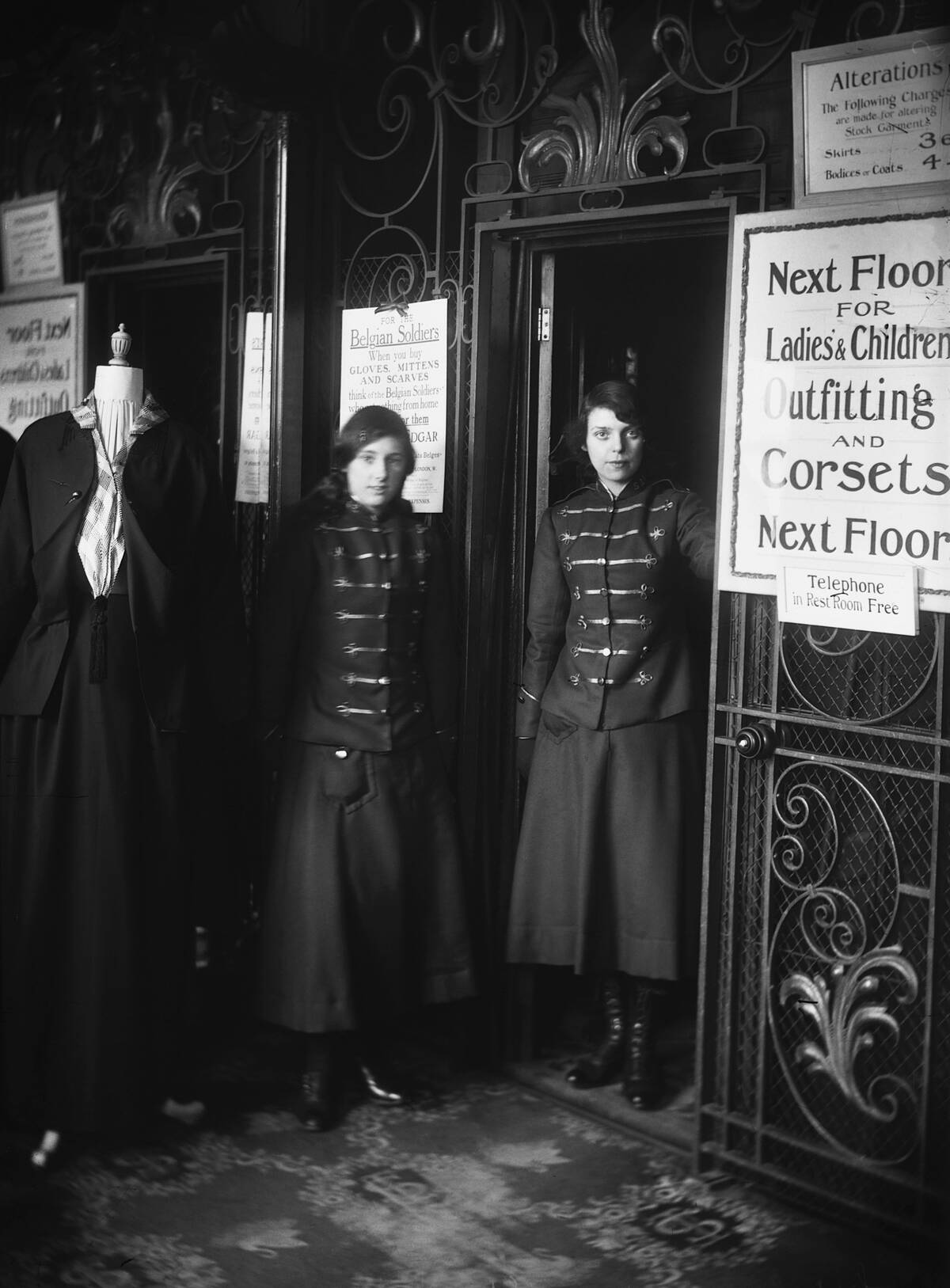 Two Lift Attendants