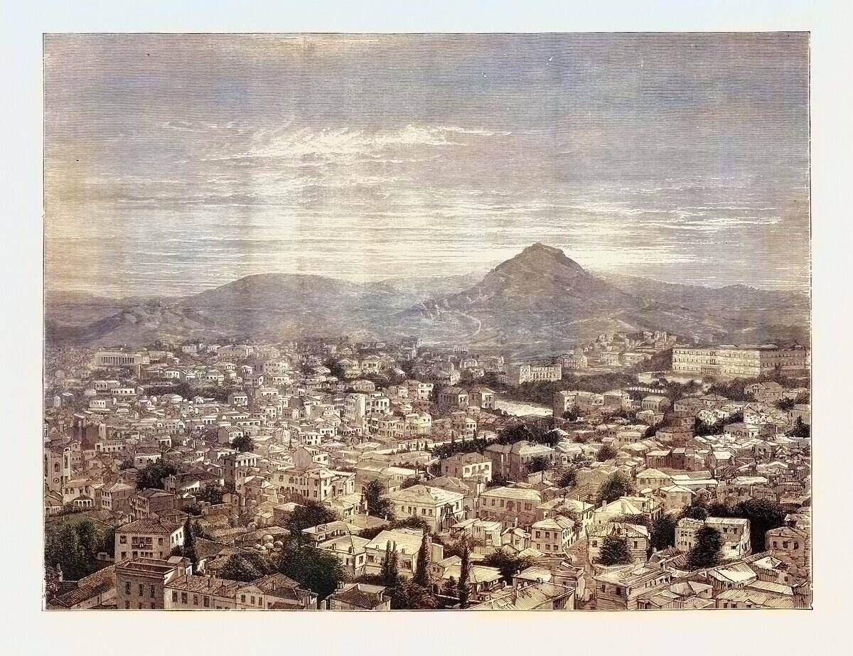 View of Modern Athens