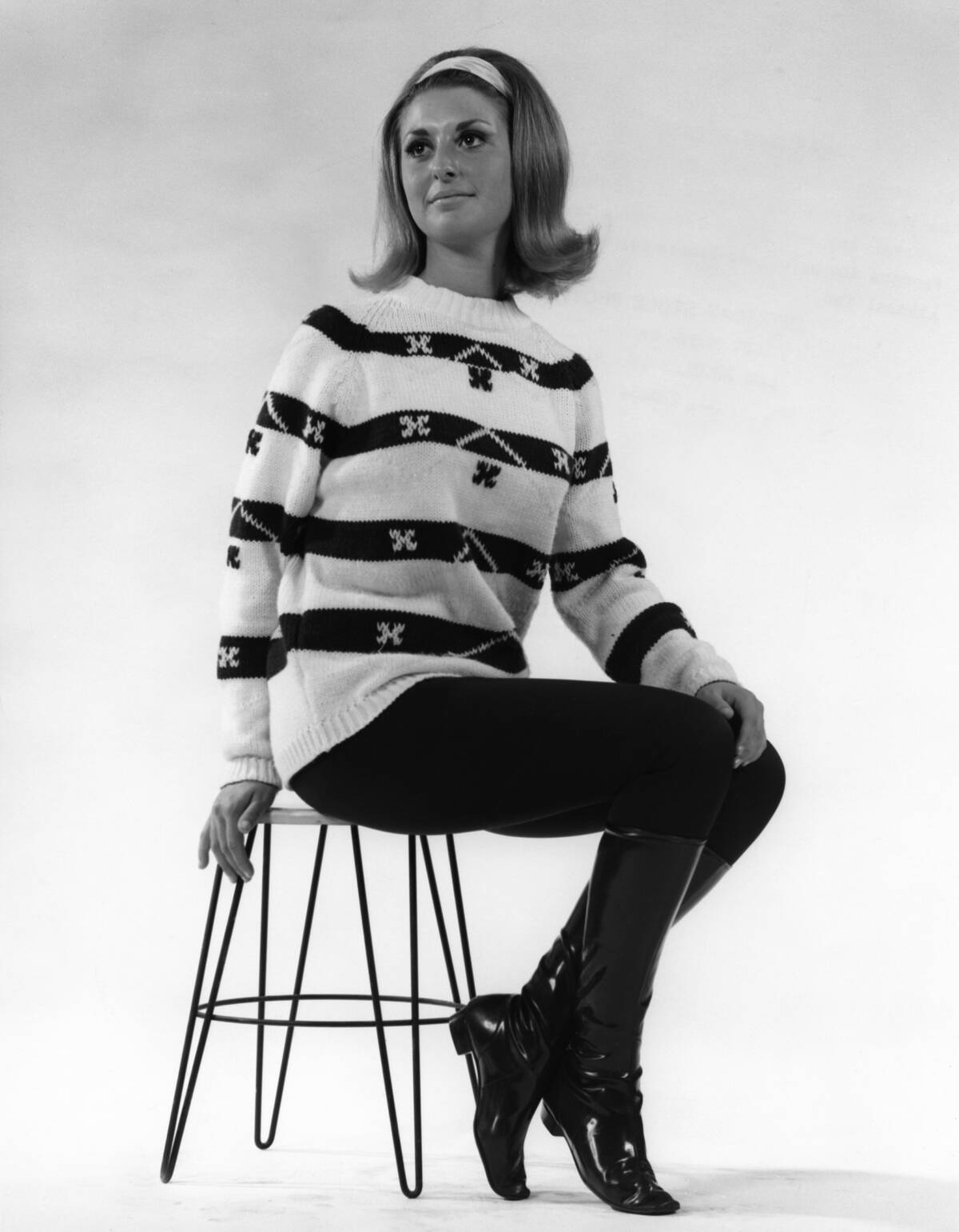 Woman On Stool