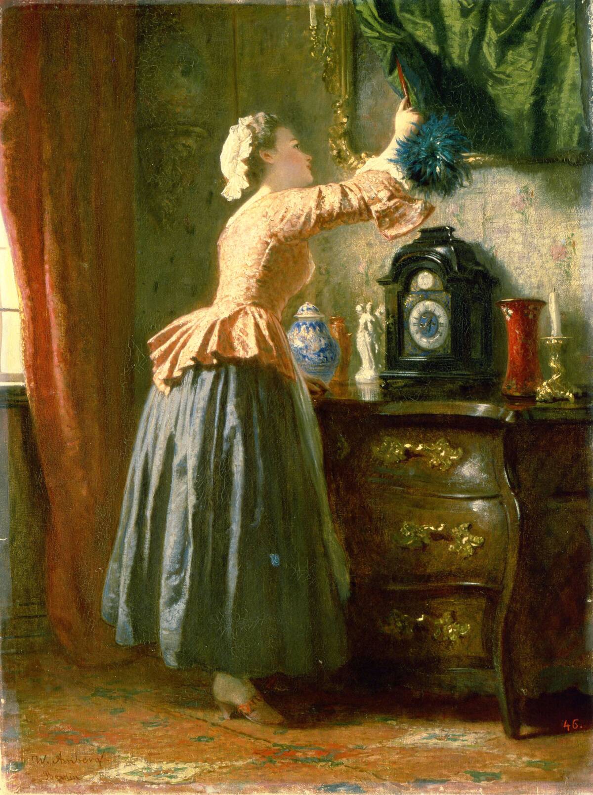 'A Maid', 19th century. Artist: Wilhelm Amberg