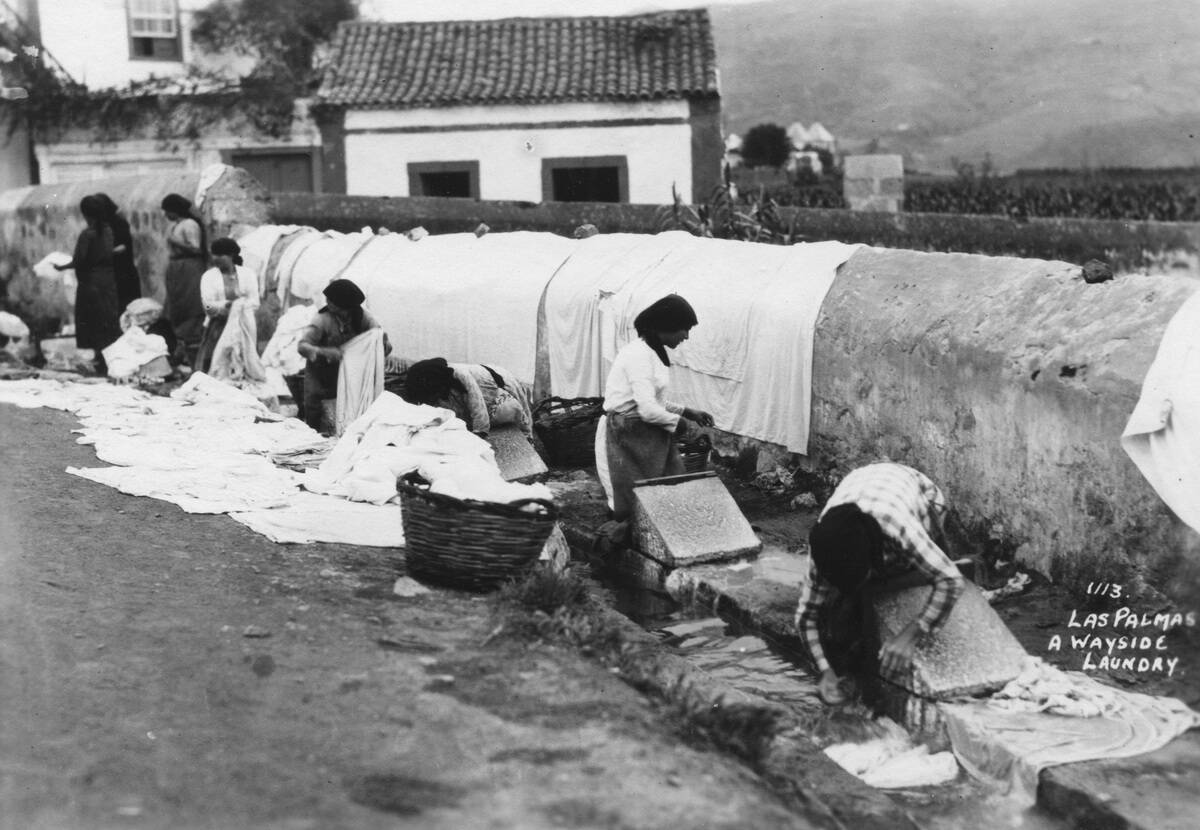 A wayside laundry, Las Palmas, Gran Canaria, Canary Islands, Spain, 20th century.