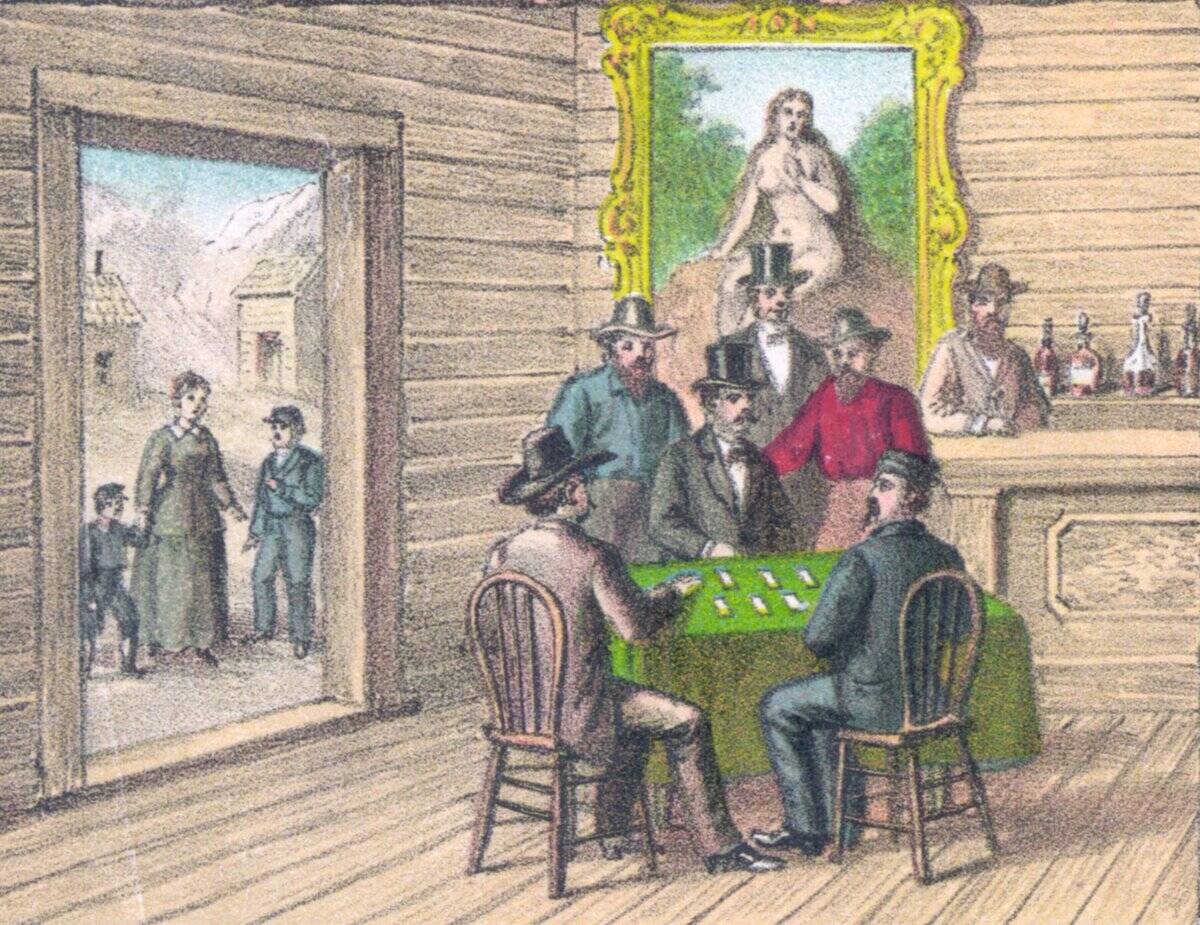 American Wild West saloon.