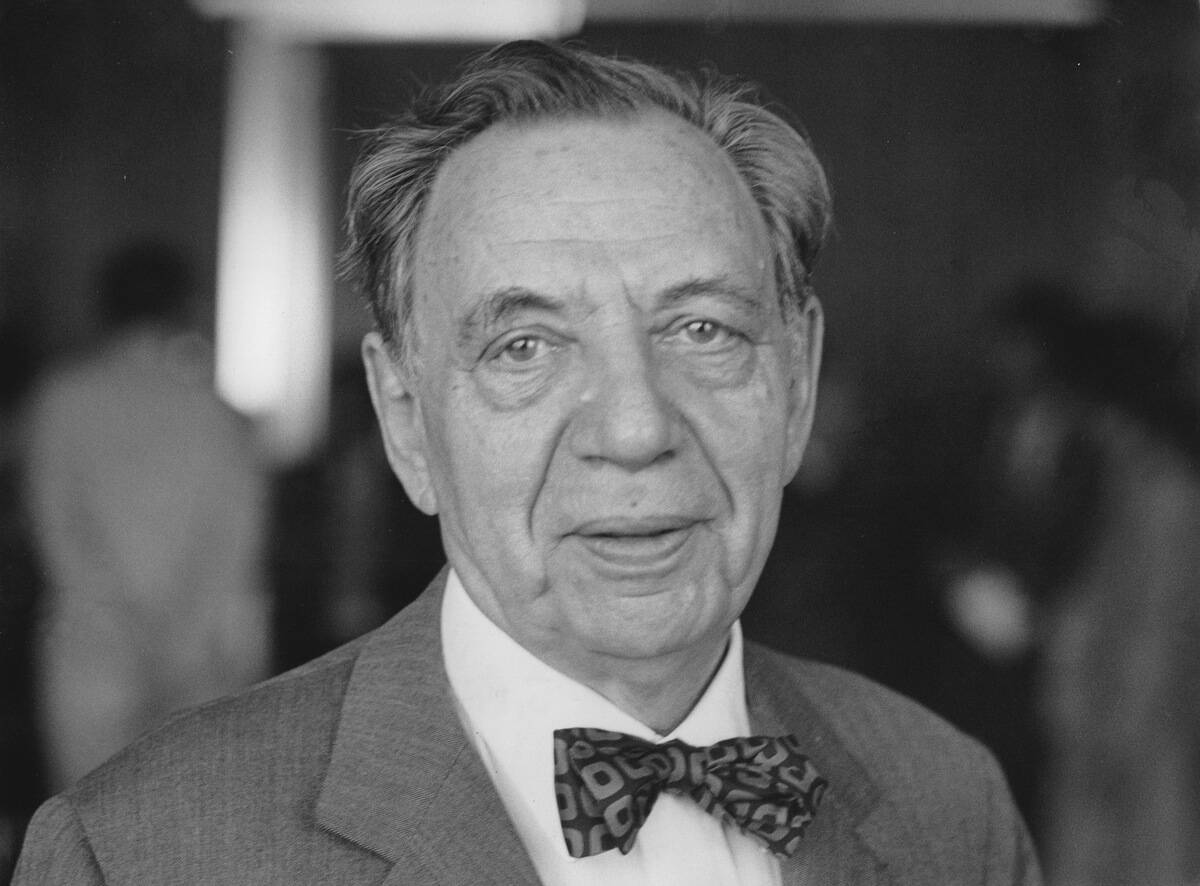 Austrian Architect Victor Gruen. 1975. Photograph.