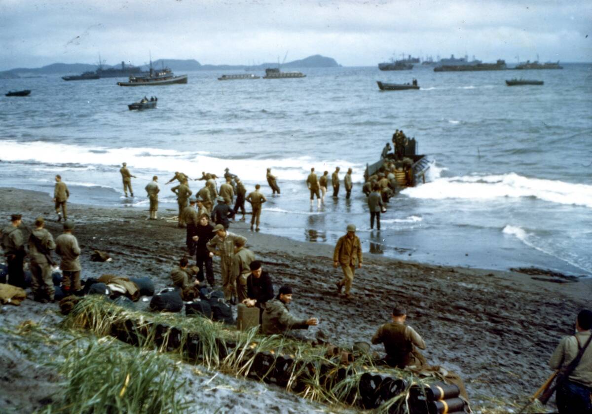Beach Landing In The Aleutians
