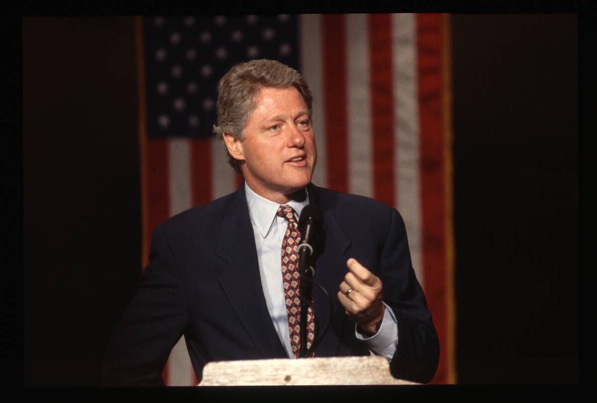 Bill Clinton Campaigning