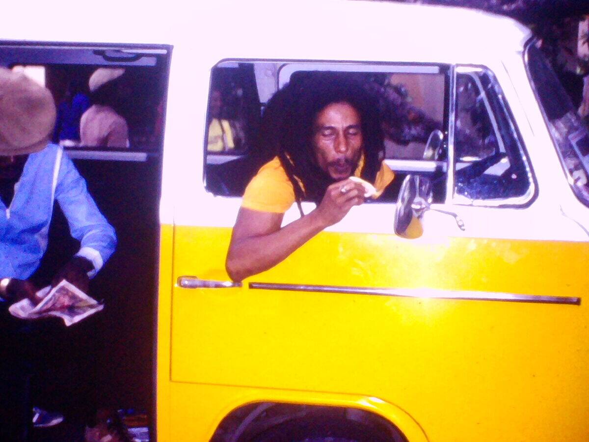 Bob Marley At Tuff Gong Studio