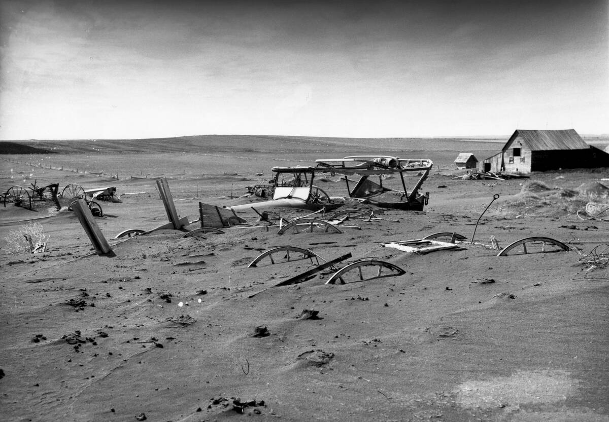 Buried Machinery During Dust Bowl