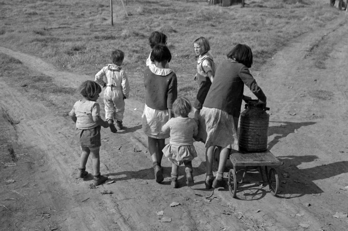 Children of migratory workers, 1936