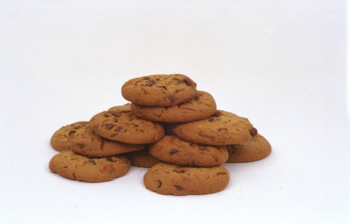 Chocolate chip cookies.,