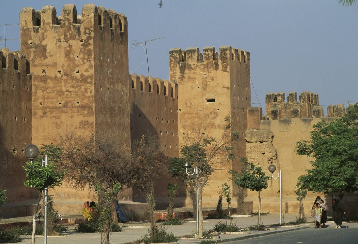 City walls of Taroudant...