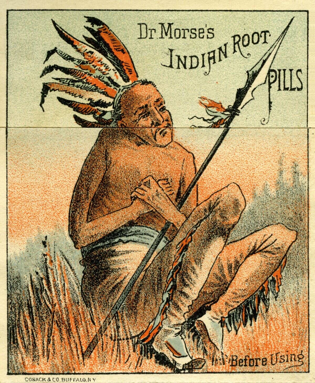 Color lithographic trade card