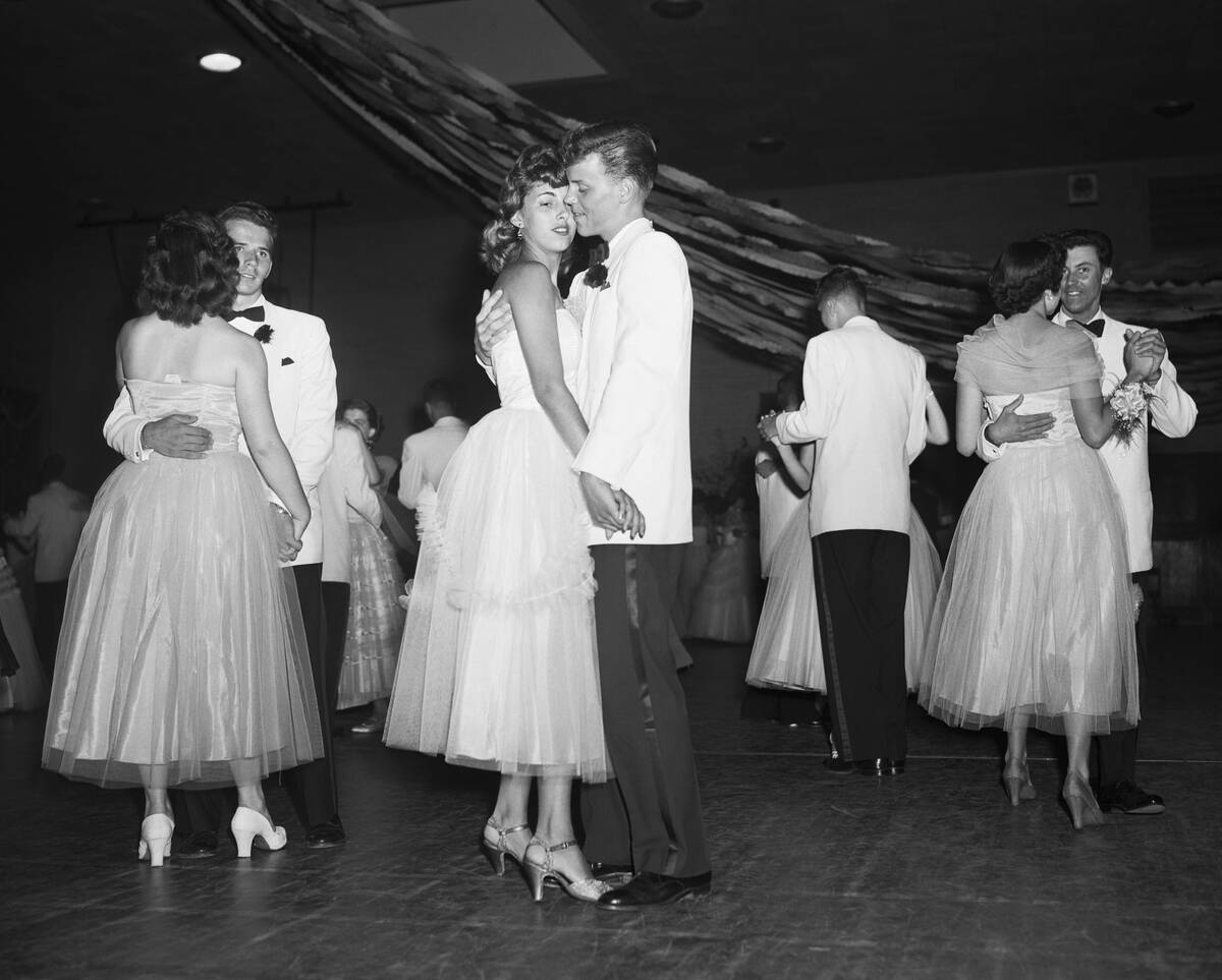 Couples Dancing at Senior Prom