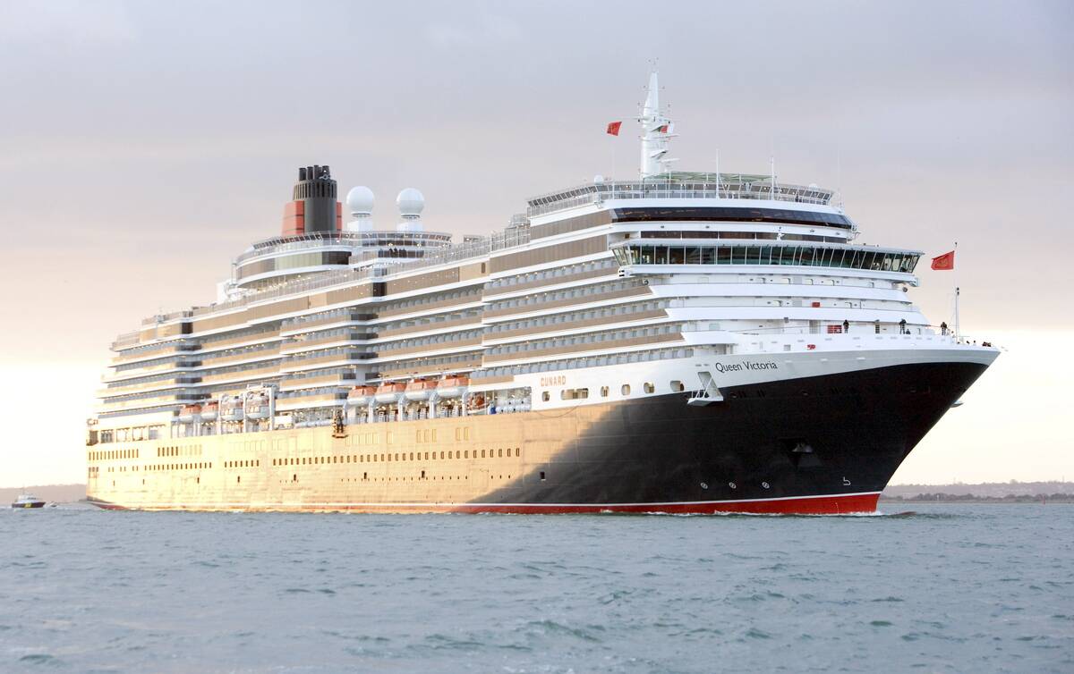 Cruise Liner Queen Victoria Arrives In Southampton