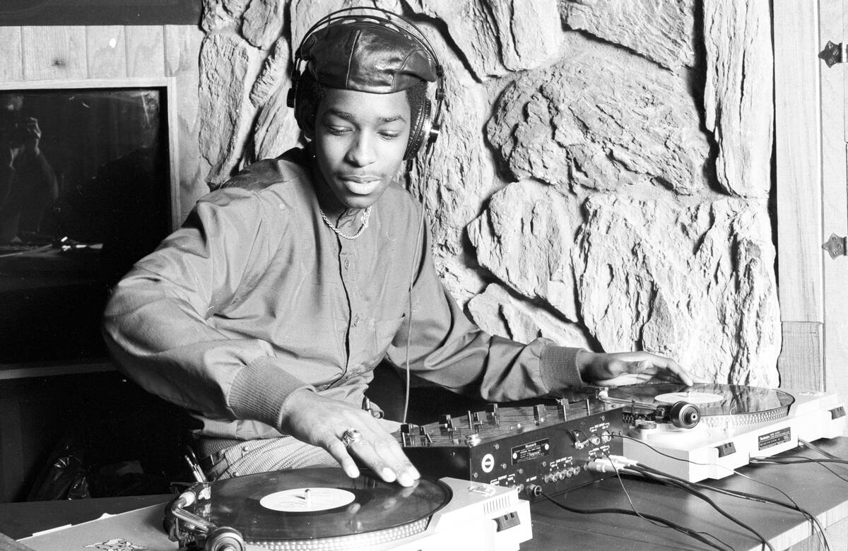 DJ Playing Decks