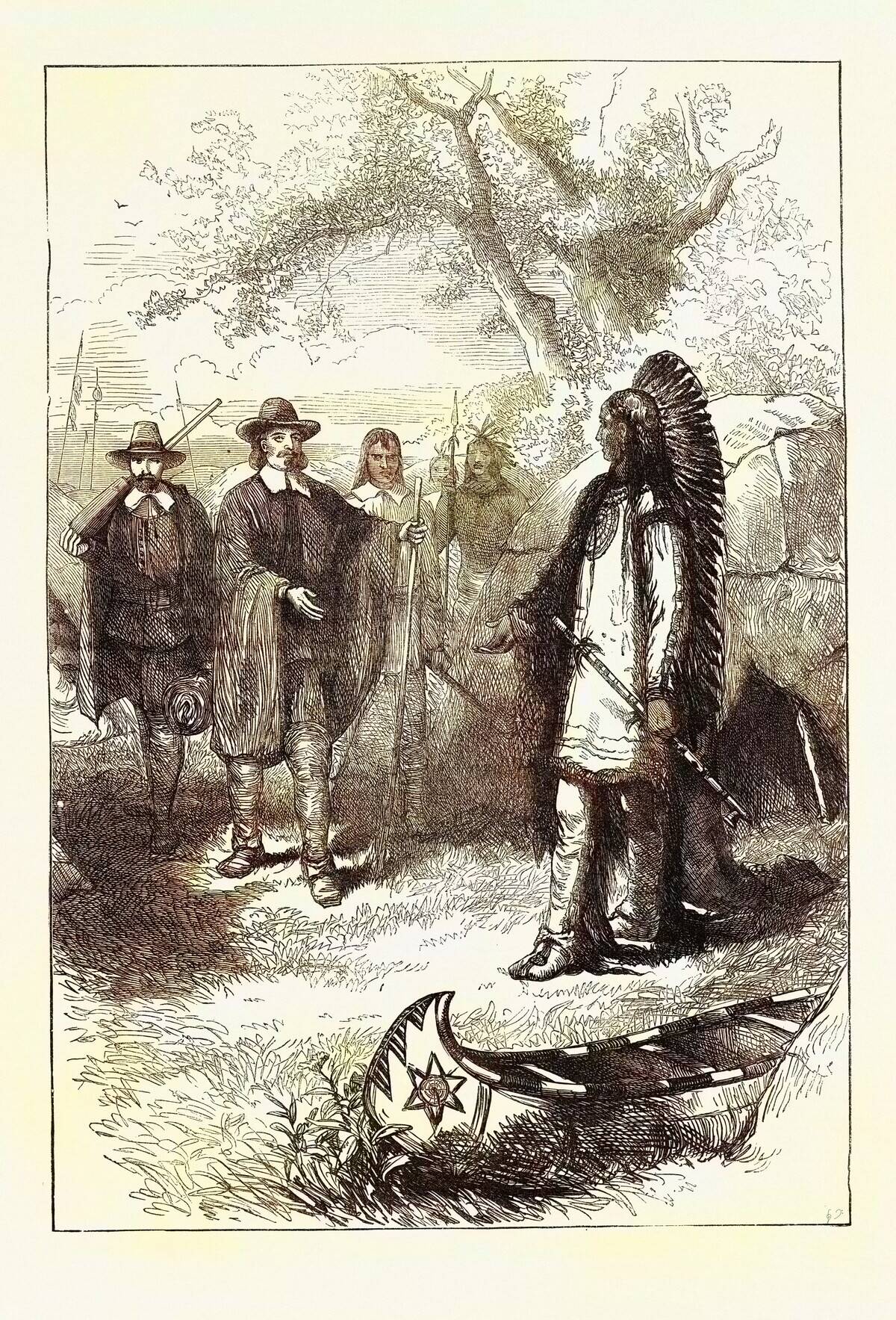 Edward Winslow's Visit to Massasoit